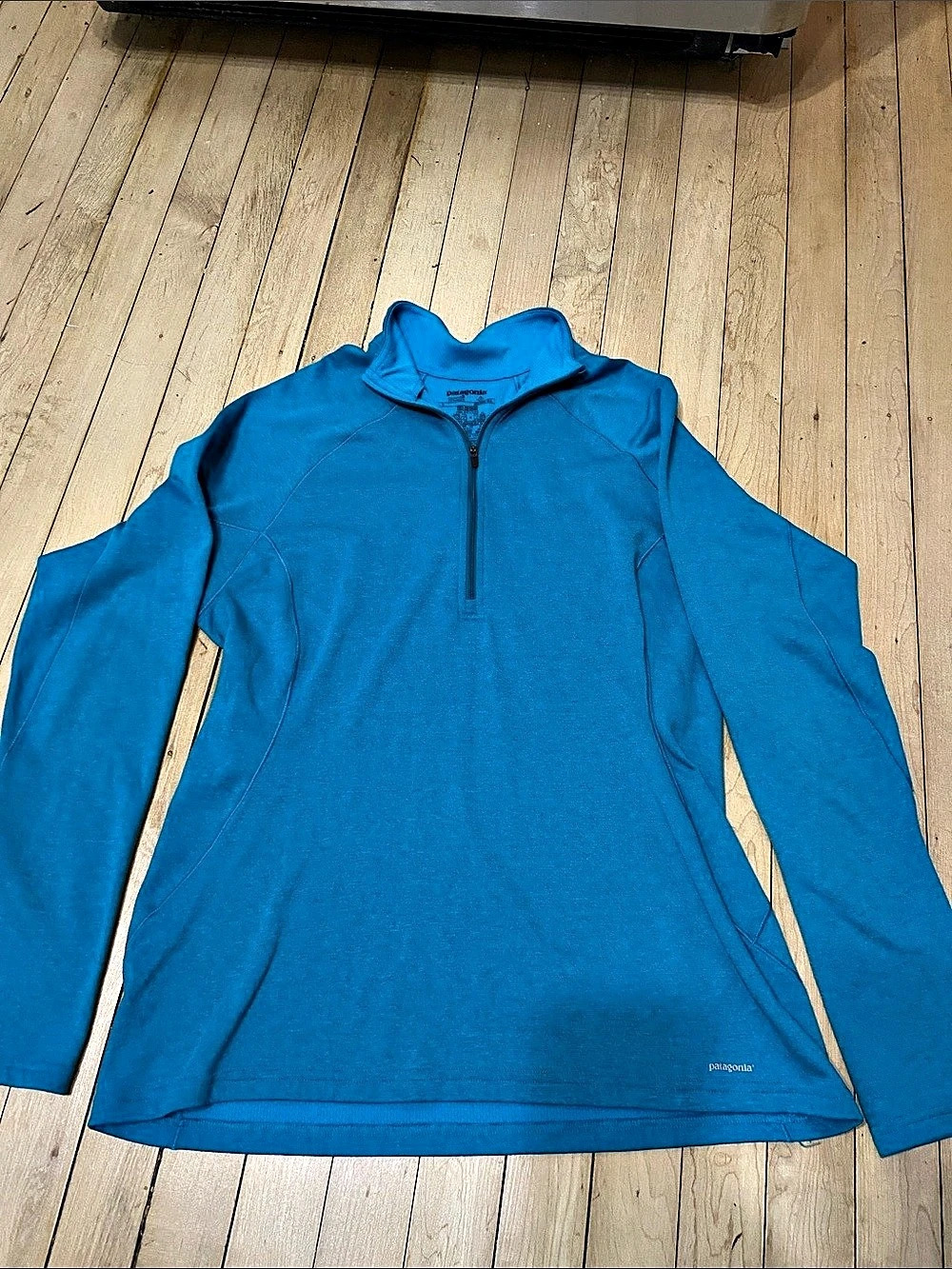 Patagonia Capilene 3 Midweight Quarter-Zip Pullover in Blue Size Large